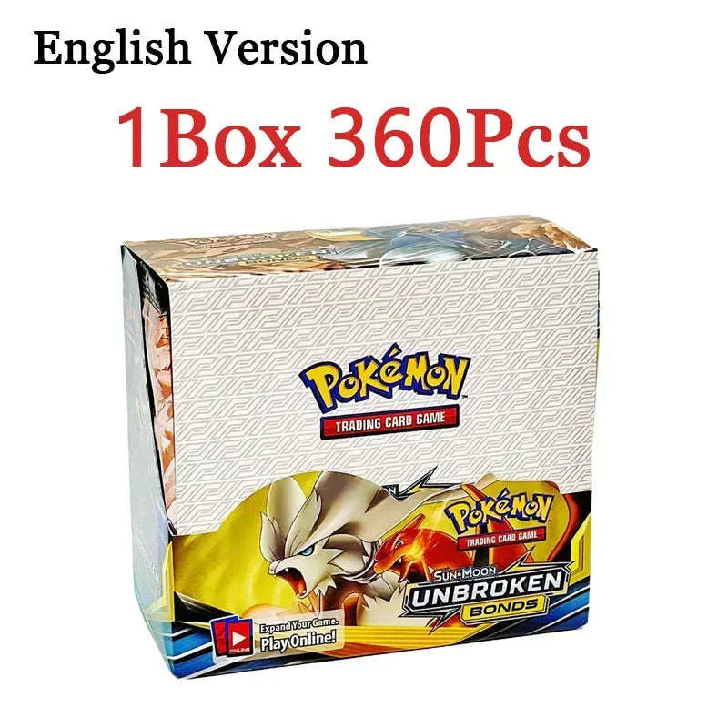 360PCS Pokémon Trading Card Game Booster Set – Prismatic Evolutions Scarlet & Violet English Battle Cards Collection Gift Pack