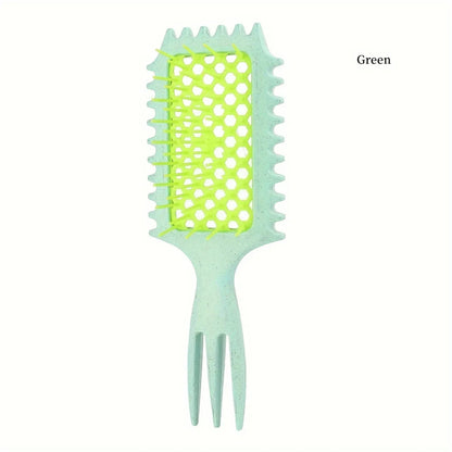 3-in-1 Hair Comb Set - Hollow Curl Enhancing Styling Comb with Massage & Parting Function