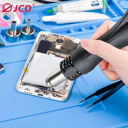 JCD Hot Air Gun 858D – 700W BGA Rework Solder Station, SMD SMT Welding Heat Gun, 220V/110V Repair Tool