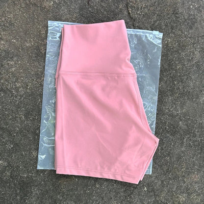 Women’s High Waist Yoga Shorts - Slim Fit Butt Lift Biker Shorts for Gym, Running, and Sports Workouts