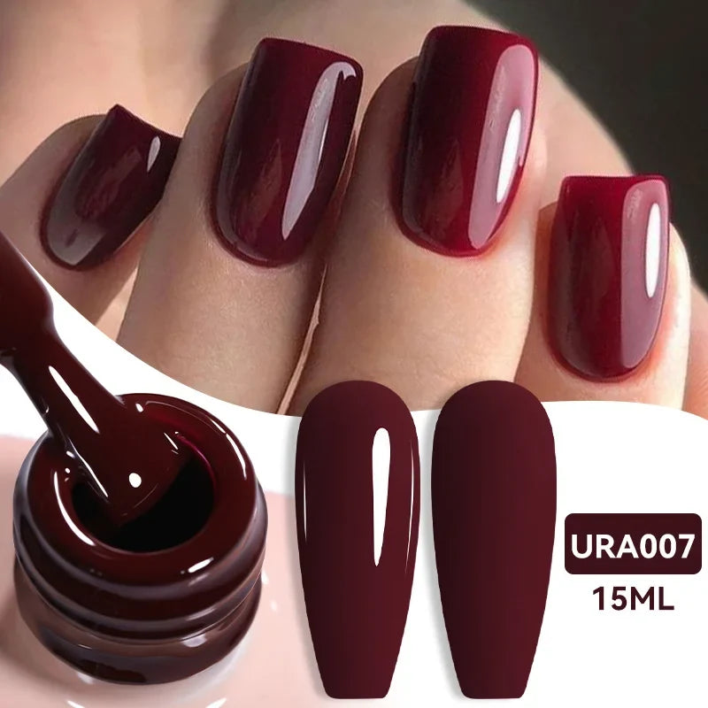 UR SUGAR 15ml Jelly Gel Polish - Milky White Translucent UV Soak Off Nail Art Varnish