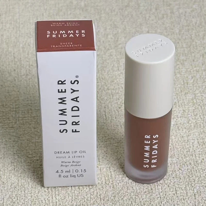 Summer Fridays Lip Balm - Moisturizing Glossy Lip Oil with Vanilla Pink Sugar & Guava Shine