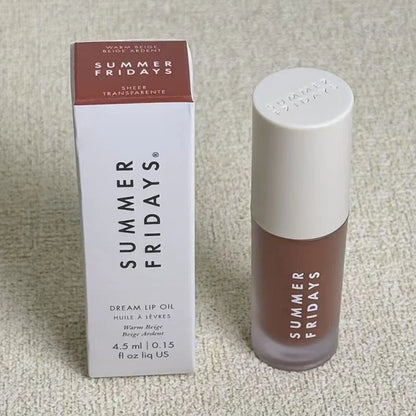 Summer Fridays Lip Balm - Moisturizing Glossy Lip Oil with Vanilla Pink Sugar & Guava Shine