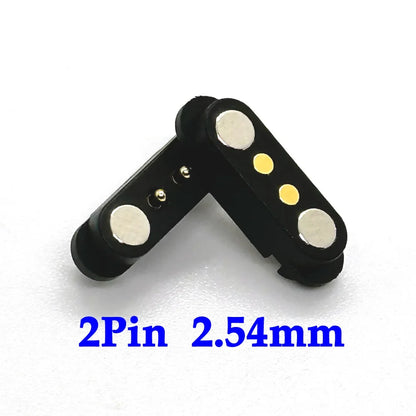 2A DC Magnetic Pogo Pin Connector Set - 2Pin 3Pin 4Pin 5Pin Spring Loaded Male Female Power Socket for Electronics Projects
