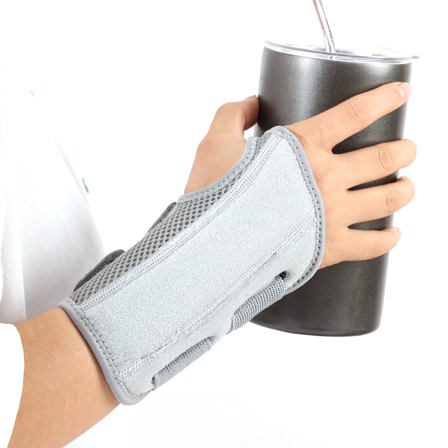 Wrist Brace for Carpal Tunnel — Hand Support with Splints for Arthritis, Tendonitis, Sprains & Wrist Pain, 1PC