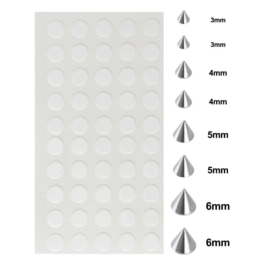 180pcs Fake Piercing Stickers - Non-Piercing Nose Lip Belly Eyebrow Jewelry Adhesive Body Accessories