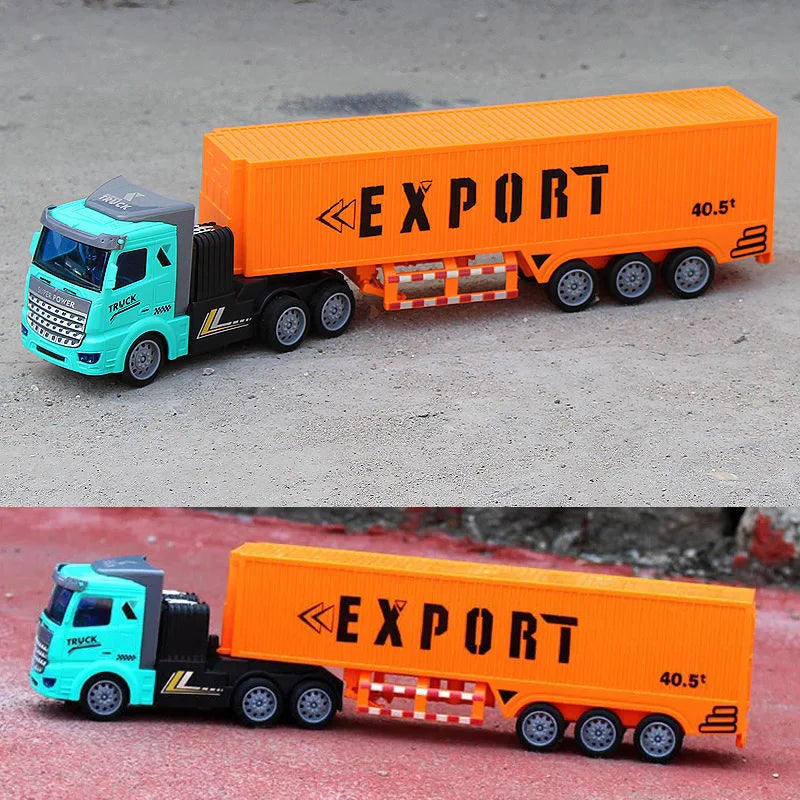 1/48 RC Heavy-Duty Semi-Trailer Truck – Remote Control Construction Dump Truck Toy for Boys Gift
