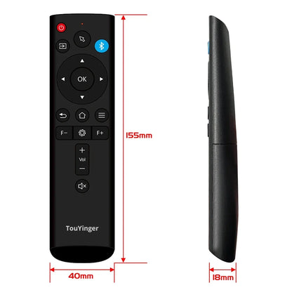 Touyinger 2.4G Bluetooth Projector Remote Control - Wireless Replacement Remote for Q12W Pro Q11W Q10W Plus H6 Pro