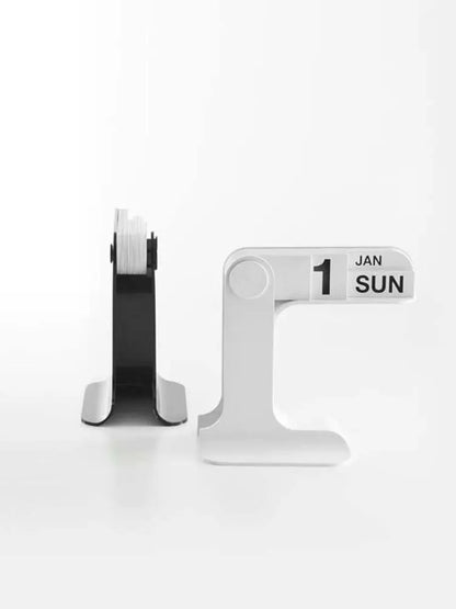INS Design Desktop Flipping Calendar 2025-2024 – Creative Modern Office & Living Room Decor