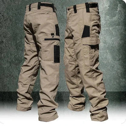 Wear Resistant Tactical Cargo Pants - Multi Pocket Outdoor Work Trousers for Men Spring Autumn Casual Jogger Style