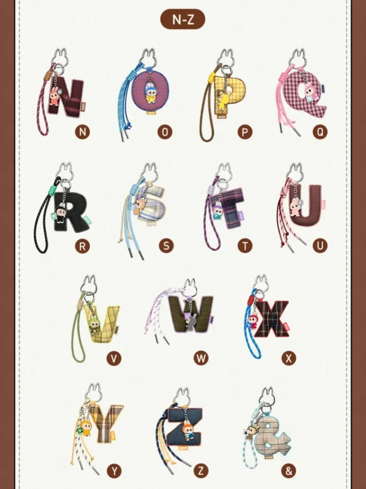 POP MART The Monsters Pin for Love – Letter Pendant Blind Box Mystery Toy, Anime Figure Ornament Gift