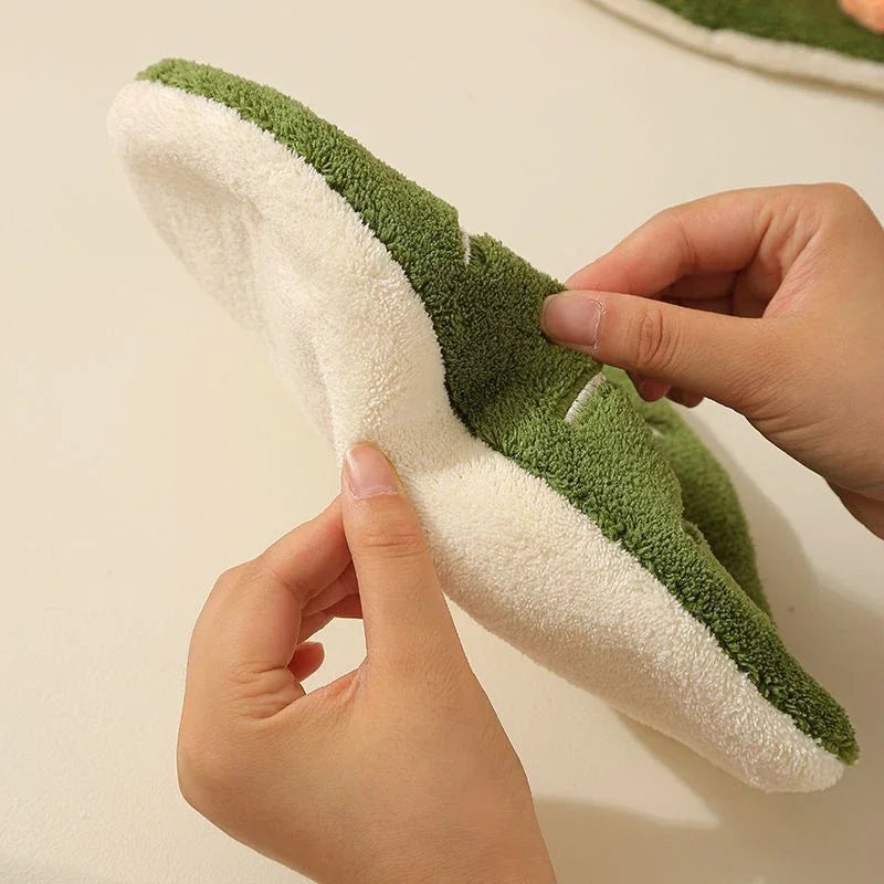 Leaf Hand Towel - Soft Absorbent Kitchen and Bathroom Hanging Towel for Home Use