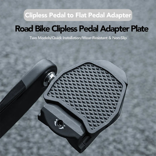 Bike Pedal Converter Adapter - Shimano SPD to KEO Clipless Pedal Flat Platform Cover