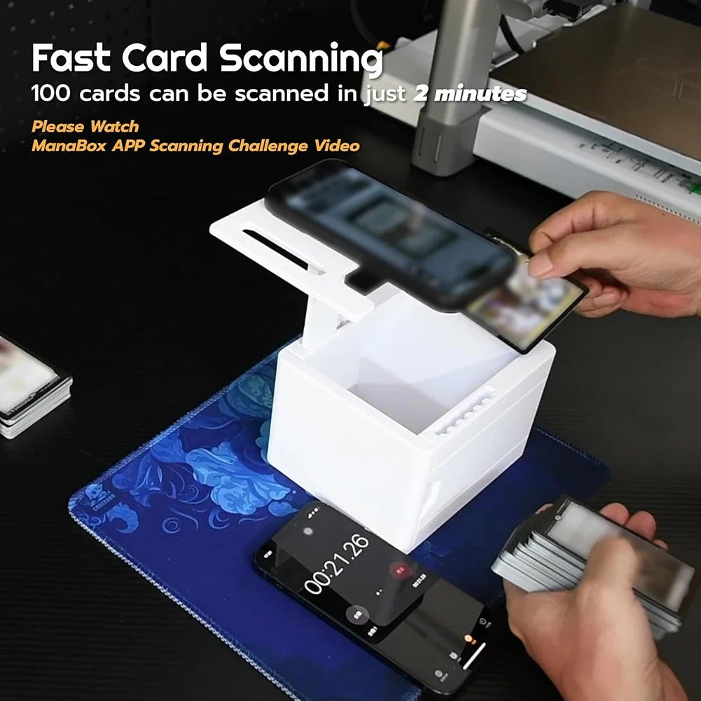 Trading Card Scanner Tool - Fast Card Scanning Device for MTG & Collectible Playing Cards