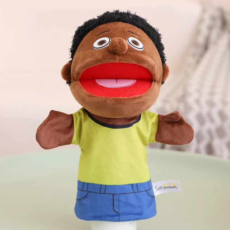 Kids Plush Finger Puppet Toys - 28-33cm Role Play Dolls for Bedtime Stories, Family Games & Creative Fun