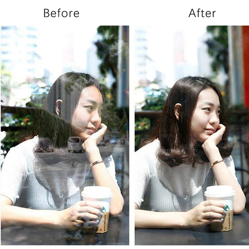 37/52MM CPL Circular Polarizer Filter — Universal Black Camera & Phone Clip-On Lens Accessory for Wide-Angle Photography