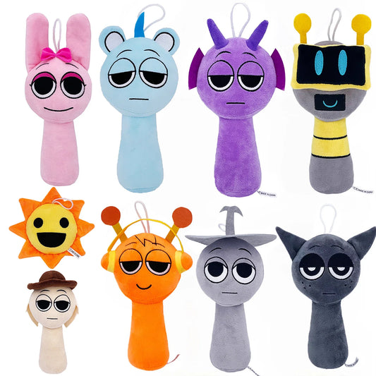 Sprunki Plush Toys – Cute Horror Game Cartoon Soft Stuffed Pillow for Kids, Birthday & Christmas Gift