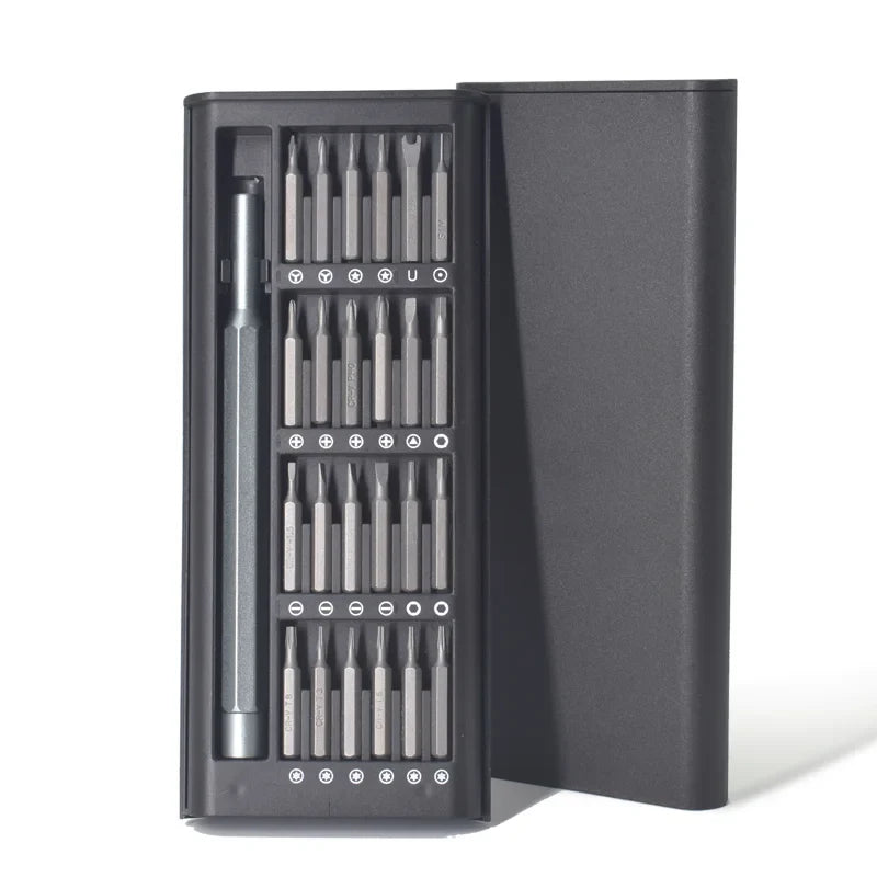 25-in-1 Precision Screwdriver Set – Magnetic Phillips, Torx & Hex Bits for iPhone, PC, Watch, Camera & Glasses