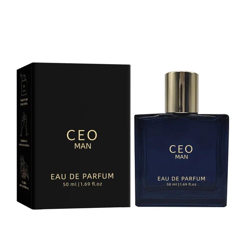 Classic High-End Men’s Perfume — Long-Lasting Eau De Parfum with Sandalwood & Vanilla, Fresh Captivating Scent for Couples & Dates