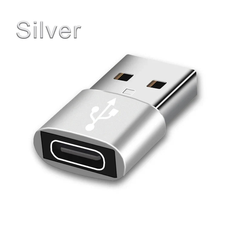 USB C 3.0 Adapter - Type C Male to USB 2.0 Female Converter for Mobile Phones, PC Laptops & Devices