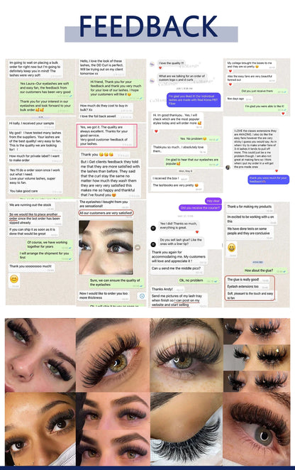 CoMango Premade Volume Fans Short Stem Russian Eyelash Extensions — 3D-10D Faux Mink Lashes Wholesale