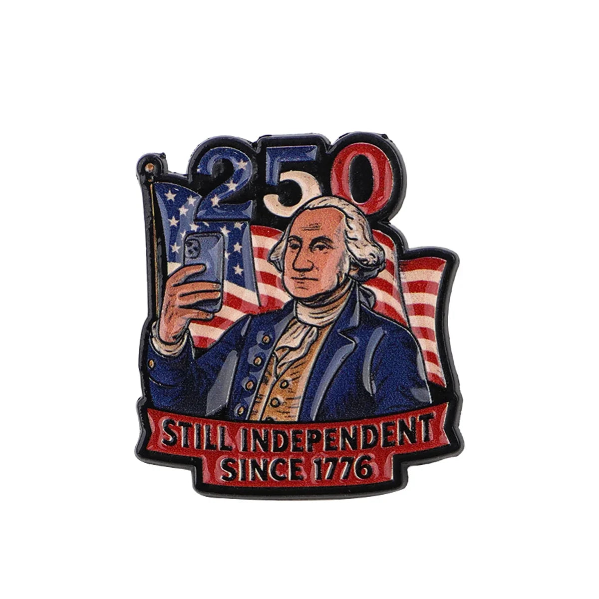 250th Anniversary Eagle Enamel Pin - Patriotic USA Lapel Badge Brooch for Backpacks, Clothing, and Gifts
