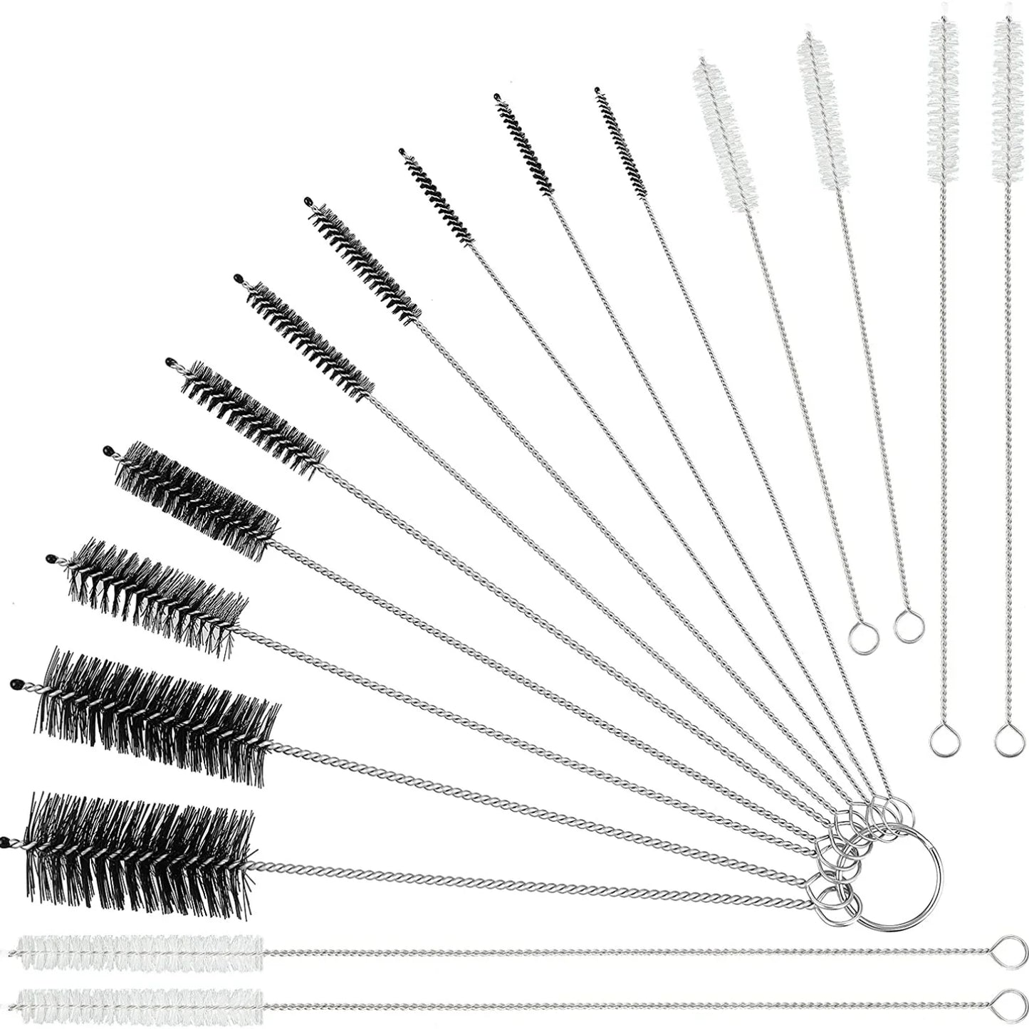 Nylon Cleaning Brush Set - Multi-Functional Spray, Straw, Sewing Machine & Paint Gun Cleaning Tools