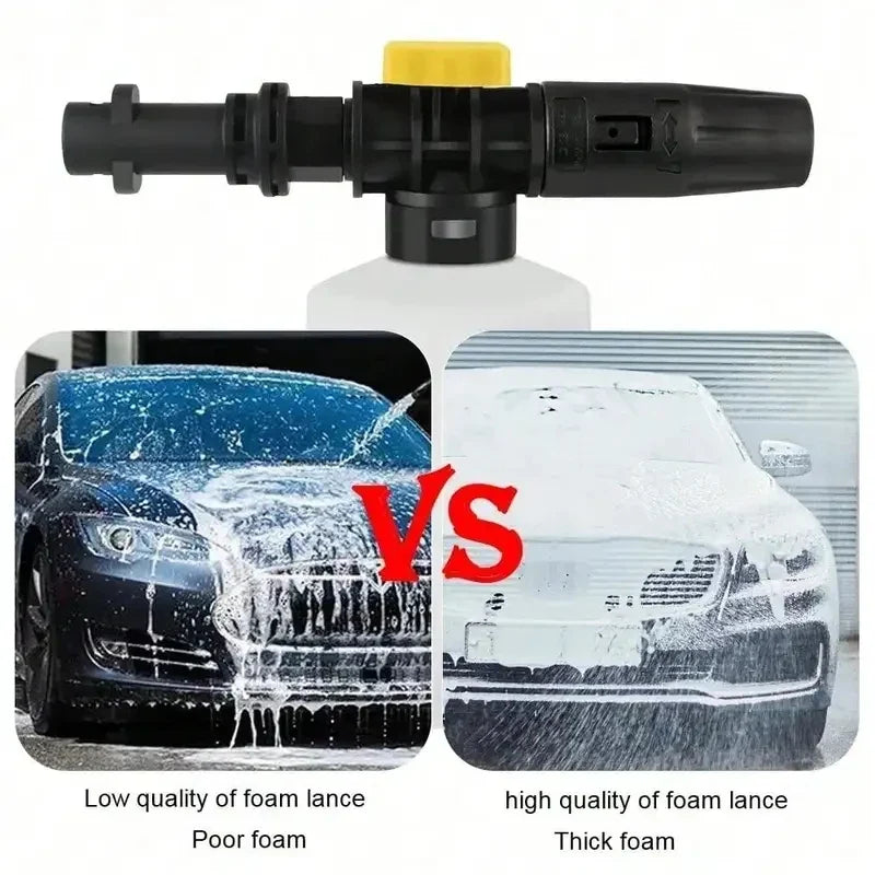 700ML Snow Foam Cannon Lance - Adjustable Pressure Washer Foam Gun for Karcher K2-K7