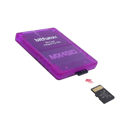 MX4SIO PS2 Memory Card Adapter - SIO2SD TF/SD Card Reader for PlayStation 2 Game Console Storage