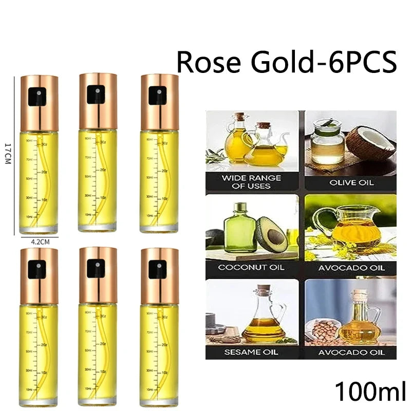 Glass Oil Sprayer Bottle - Olive Oil Mister for Cooking Salad BBQ Baking Kitchen Use