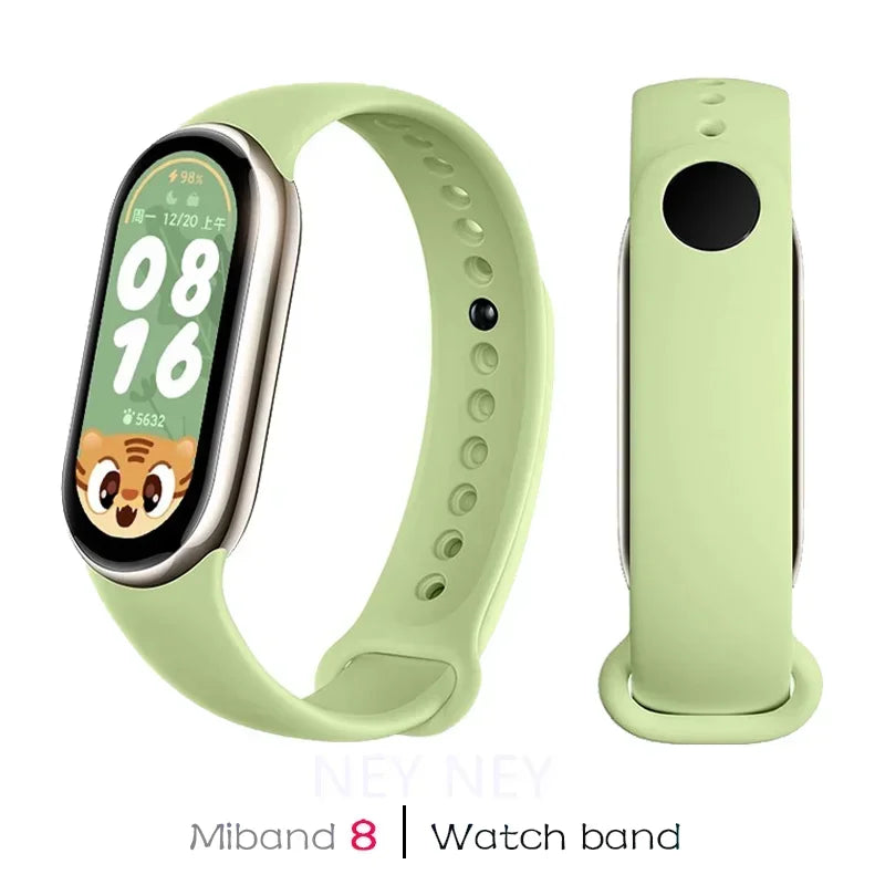 Waterproof Silicone Sport Strap for Xiaomi Mi Band 8/9 NFC – Replacement Smartwatch Bracelet