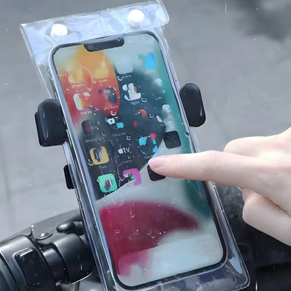 1-10PCS Cycling Rainproof Phone Pouch – High Sensitivity Waterproof Cellphone Cover for iPhone, Samsung, Xiaomi