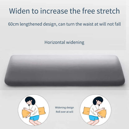 Memory Foam Lumbar Support Pillow — Back & Waist Cushion for Sleeping, Lower Back Pain Relief