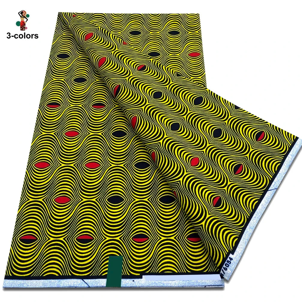 2026 African Ankara Wax Print Fabric - 100% Cotton Soft Dutch Hollandais Pagne for Dresses