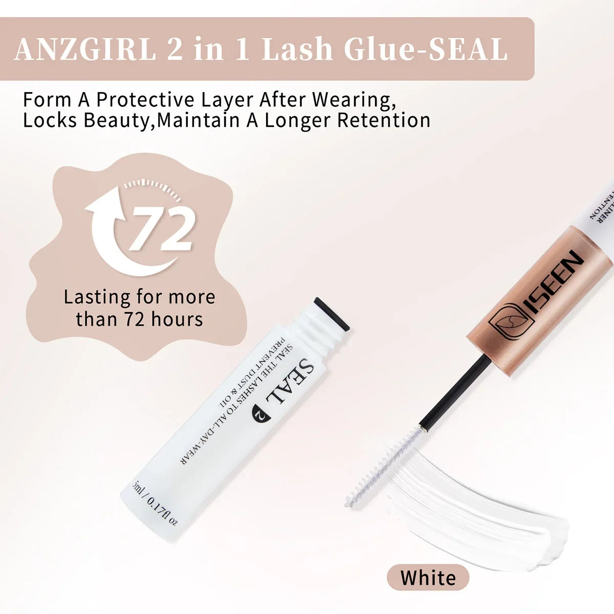 DIY Eyelash Extension Kit – Cluster Mix Eyelashes Set with Lash Bond & Seal, Tweezers & Brush for Full Lash Look