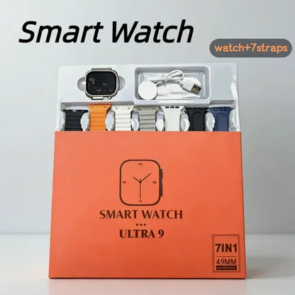 DT900 7-in-1 Smart Watch - Bluetooth Calling, Music, Wireless Charging & Fitness Tracker for Men and Women