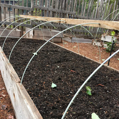 25/50pcs Garden Greenhouse Hoops | Rust-Free Fiberglass Plant Support Frame for DIY Grow Tunnel