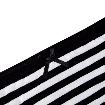 5 Pcs Women’s Cotton Panties Set - Soft Bikini Briefs Sexy Ladies Underwear Comfortable Everyday Briefs