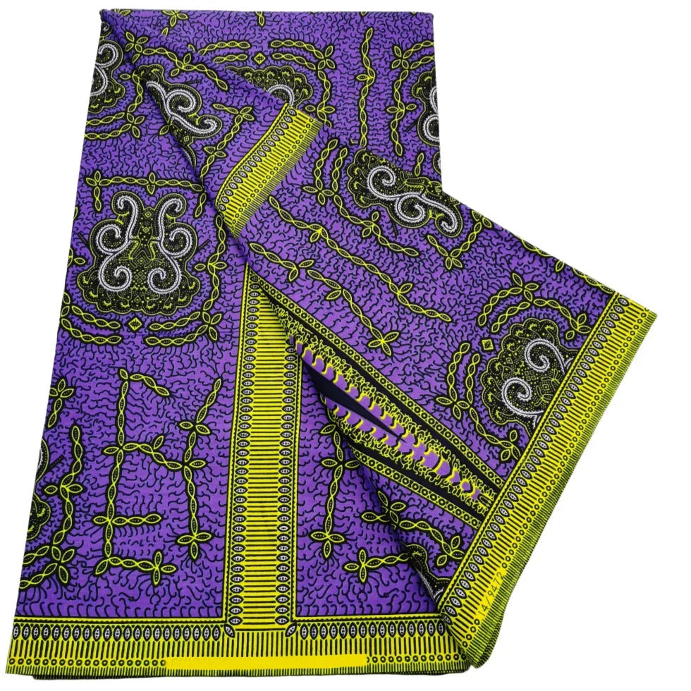 100% Cotton Real Wax Ankara Fabric - 2026 African Print Wedding Dress Sewing Fabric
