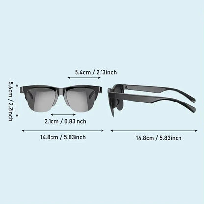 Xiaomi MIJIA Smart Sunglasses — Bluetooth Headphones with HIFI Audio, Blue Light Protection, Waterproof & Anti-UV for Men and Women