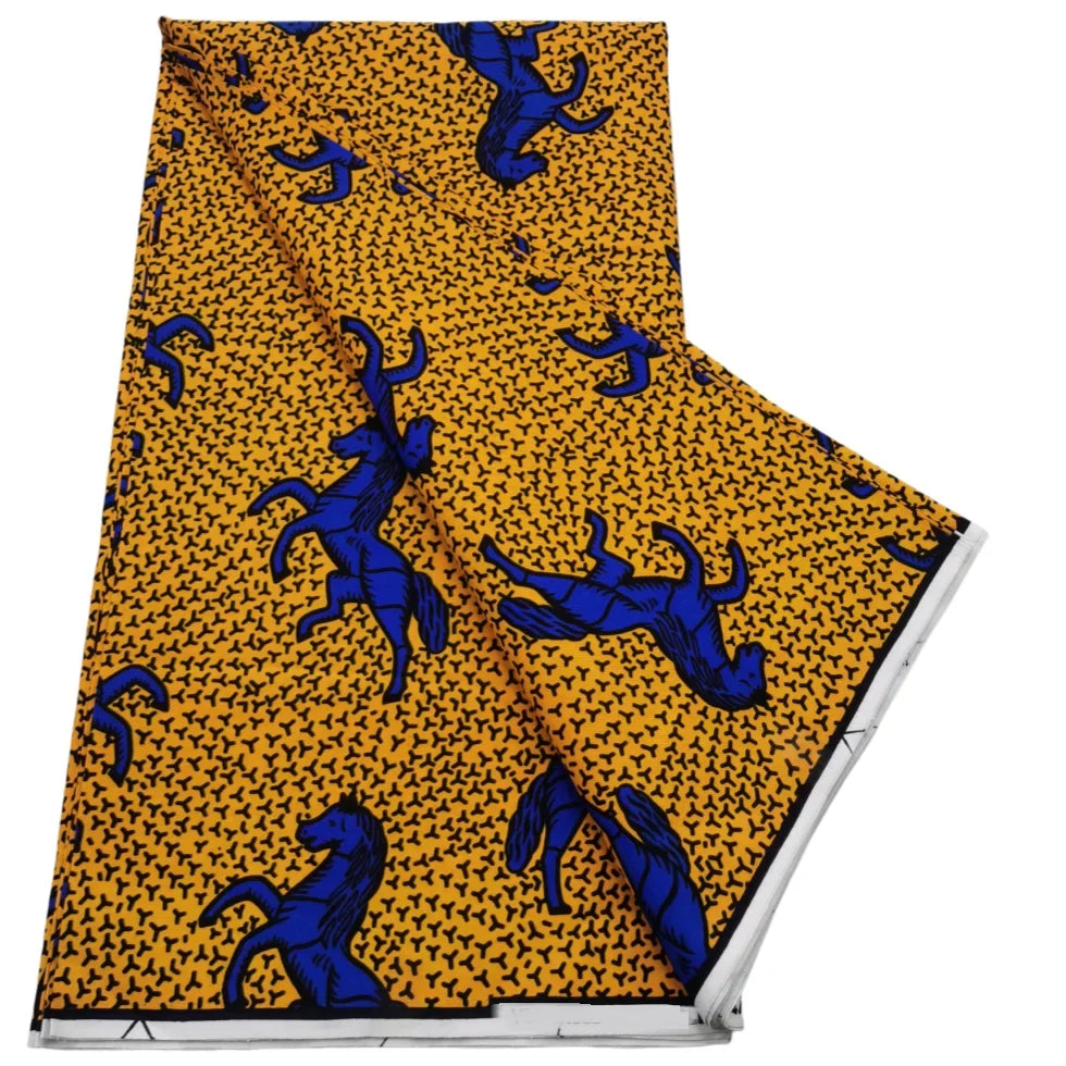 100% Cotton Real Wax Ankara Fabric - 2026 African Print Wedding Dress Sewing Fabric