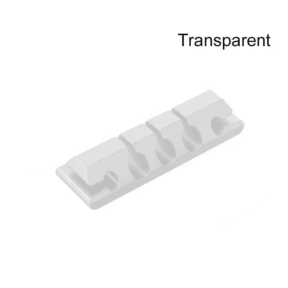 Silicone Cable Holder Organizer - Flexible Cord Management Clips for USB Wires, Earphones, Mouse & Keyboard Cables