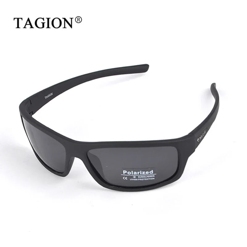 Men's Polarized Sport Sunglasses – UV400 Hiking Glasses with Polaroid Lenses, TG5104 Hipster Style