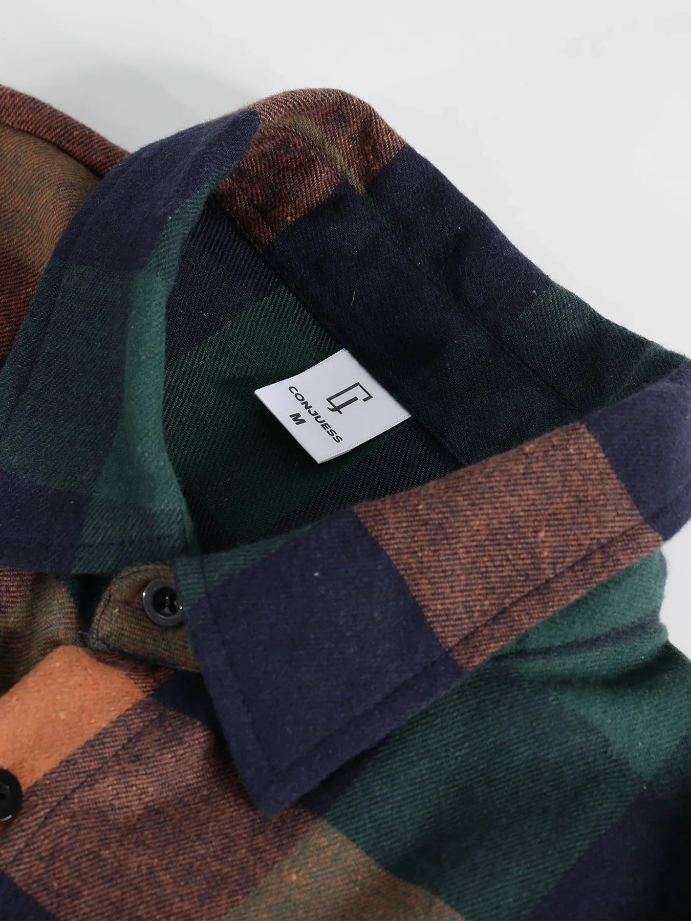 Vintage Plaid Flannel Shirt - Men’s Long Sleeve Casual Loose Top for Spring & Fall Wear