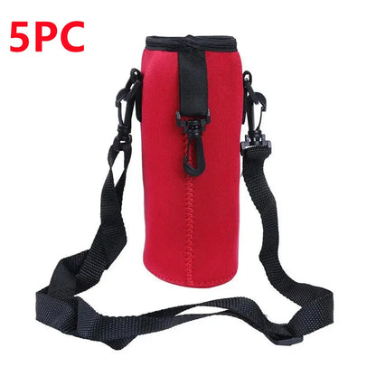 1000ML Neoprene Insulated Bottle Cooler Sleeve - Portable Carrying Case for Camping, Hiking & Sports Water Bottles