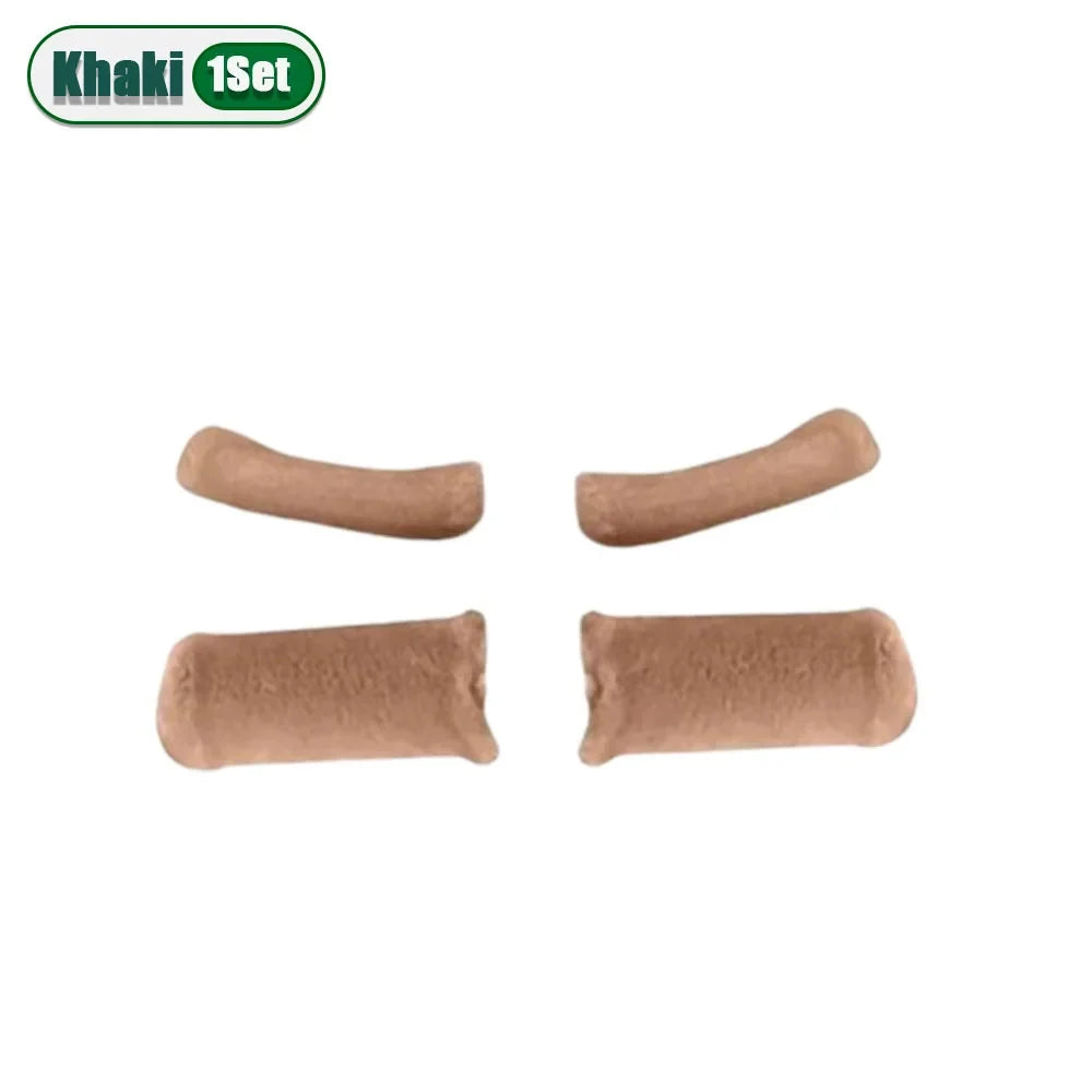 Winter Plush Handlebar Covers - Warm Non-Slip Windproof Grip Gloves for Electric Scooter, Motorcycle & Tricycle