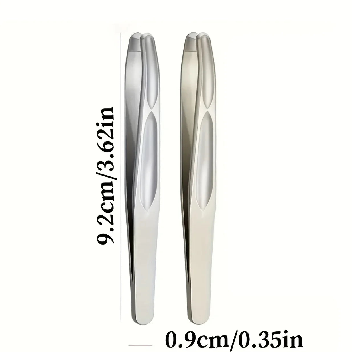 Premium Round Head Tweezers - Precision Eyebrow, Facial Hair & Beard Removal Tool