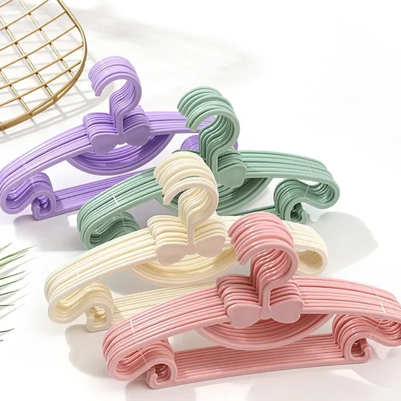 Baby Clothes Hangers – 10PCS Cute Kids Hanger Clips for Closet & Display