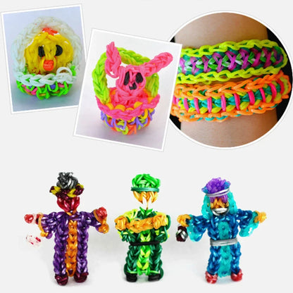 Loom Rubber Bands Bracelet Kit – DIY Woven Lacing & Knitting Craft Toy Gift for Kids