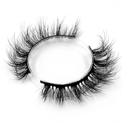 7 Pairs 3D Mink Fur False Eyelashes – Thick Short Dramatic Natural Look Makeup Lashes Wholesale